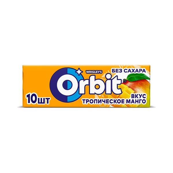Жевательная резинка Орбит Манго без сахара 13,6г