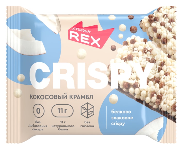 

Протеиновое печенье ProteinRex Crispy кокосовый крамбл 55 г