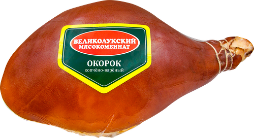 Окорок Великолукский Мясокомбинат копчено-вареный весовой
