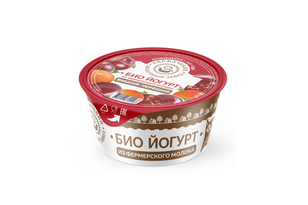 

Биойогурт Киржачский Молочный Завод вишня-черешня 2% 120 г