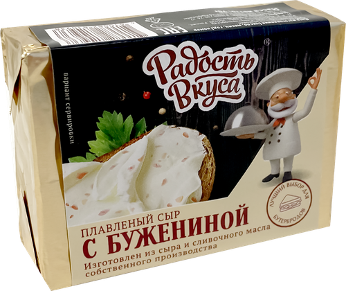 

Сыр плавленый Радость вкуса Буженина 35% 90 г