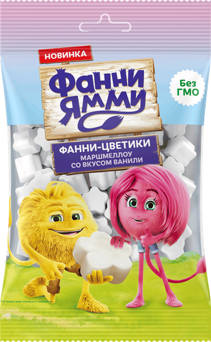 

Маршмеллоу Фанни Ямми фанни-цветики ваниль 50 г