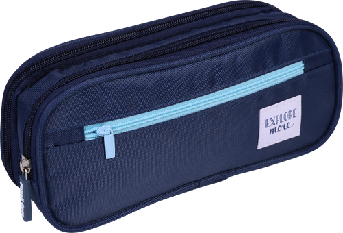 

Пенал Крок&Дилли с двумя секциями 20.8 х 9 х 5.8 см Арт. JJ306314A