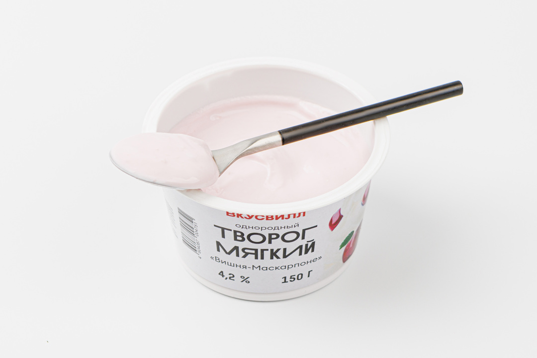 

Творог мягкий ВкусВилл вишня-маскарпоне 4,2% 150 г
