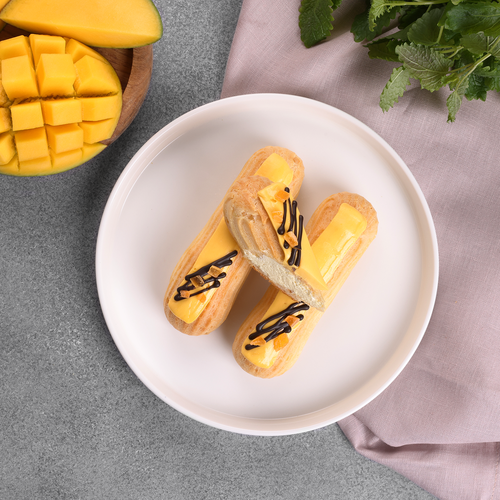 

Набор пирожных Лента Fresh Эклер со вкусом манго, 180г