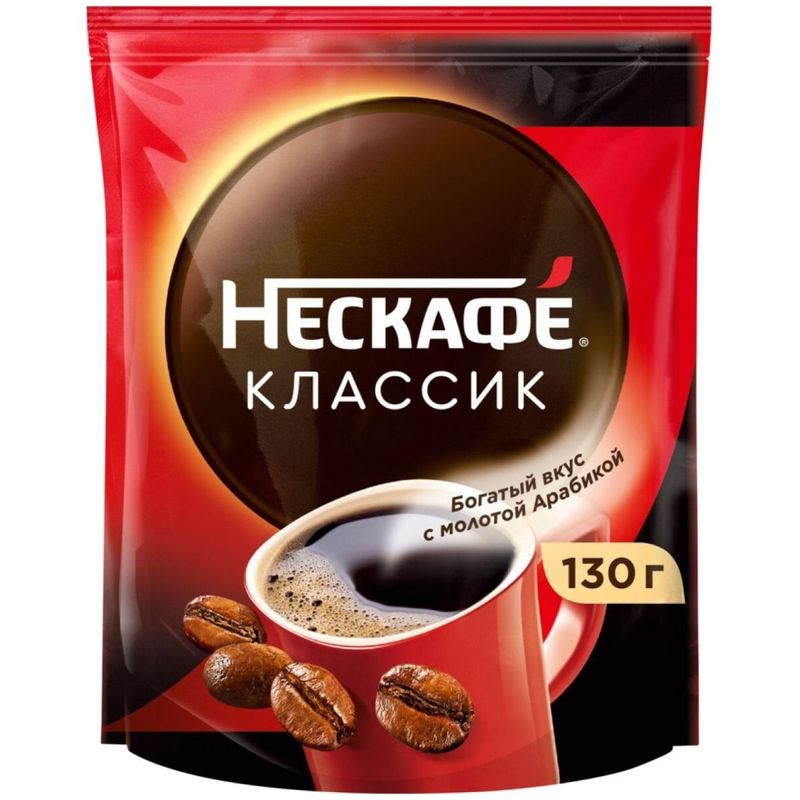 

Кофе растворимый Нескафе Классик с добавлением молотого 130 г