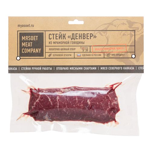

Стейк говяжий Mяsoet Meat Company Денвер 200 г