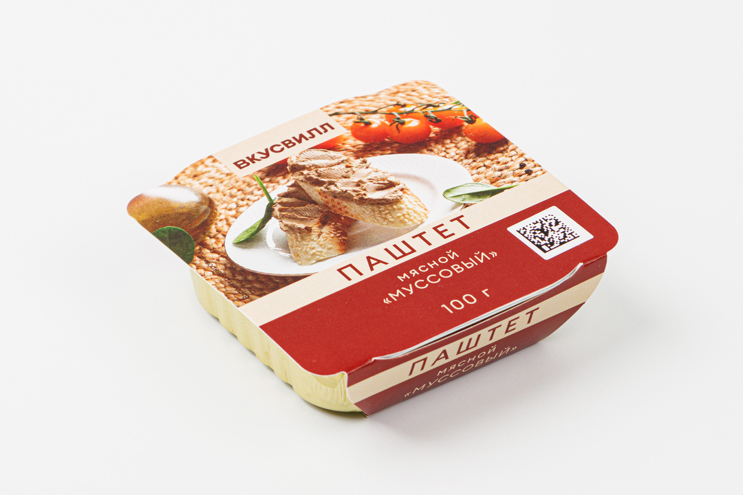 

Паштет мясной ВкусВилл Муссовый 100 г