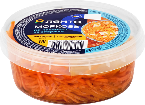

Морковь Лента По-корейски со спаржей 300 г