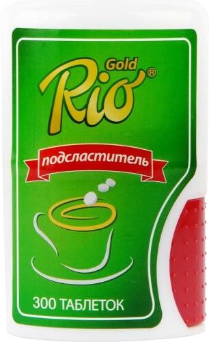  Заменитель сахара Rio Gold таблетки 300 шт