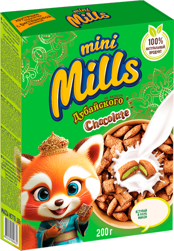 

Подушечки Mini Mills с начинкой Дубайский шоколад 200 г