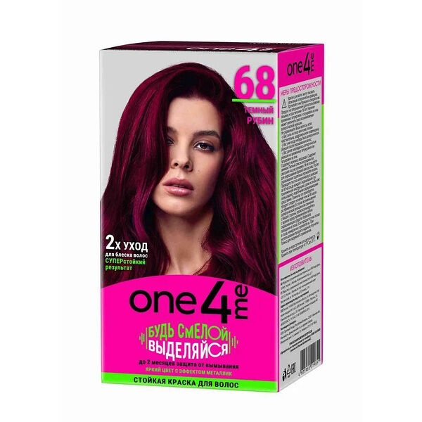 Крем-краска One4Me 68 Темный рубин 150 мл