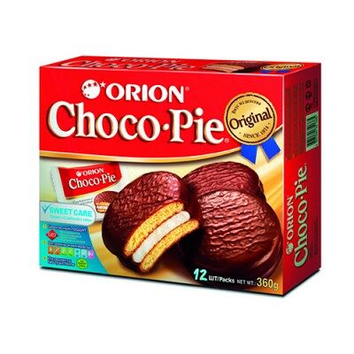 Мучное кондитерское изделие в глазури Choco Pie Чоко Пай 12 шт по 30г