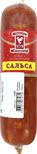 

Колбаса Губкинский мясокомбинат Сальса полукопченая 400 г