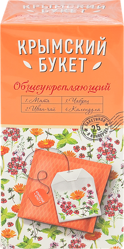 Напиток чайный Крымский Букет Общеукрепляющий 25 пакетов x 1.5 г
