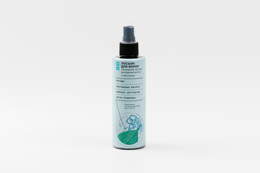 

Лосьон пептидный ВкусВилл против выпадения волос с ментолом 190 мл