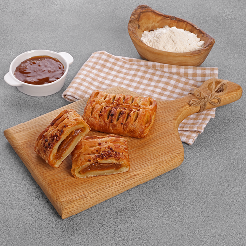 

Слойка ЛЕНТА FRESH с вареной сгущенкой и арахисом, 75г