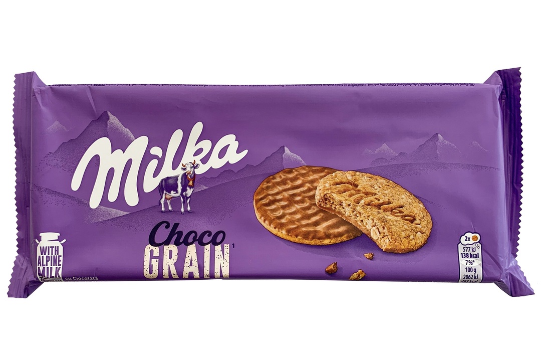 

Печенье Milka Choco Grain из цельнозерновой муки с овсяными хлопьями, покрытое молочным шоколадом 126 г