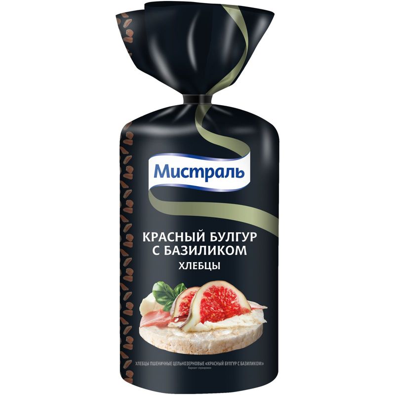 

Хлебцы Мистраль Красный булгур с базиликом 100 г