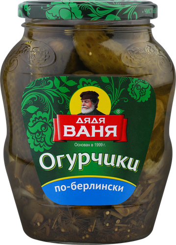 

Огурчики Дядя Ваня по-берлински маринованные 680 г