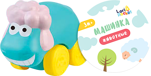Игрушка машинка животные Пвх 9111285 в ассортименте