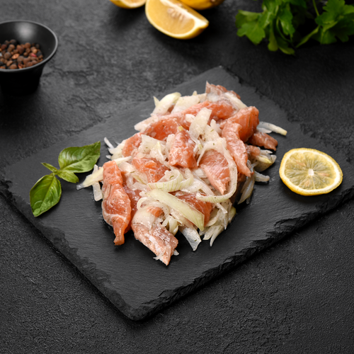 

Лосось по-домашнему Лента Fresh слабосоленый вес