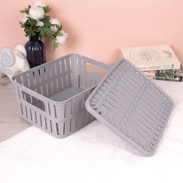 Корзина с крышкой, 200х255х110 мм