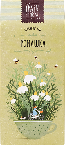 Напиток чайный Травы и пчёлы травяной ромашка  40 г