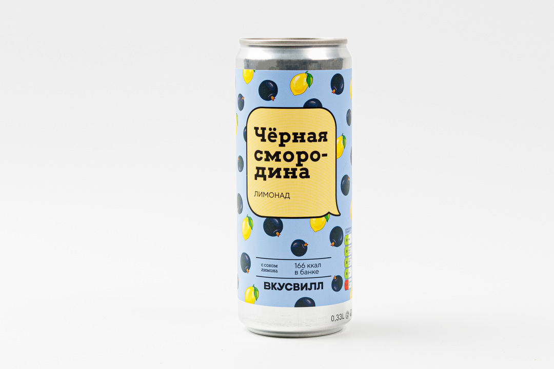 

Лимонад ВкусВилл Черная смородина 320 мл