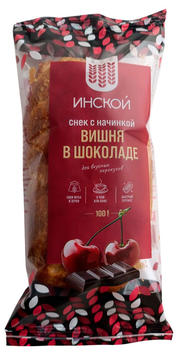 

Снек Инской с начинкой вишня в шоколаде 100 г