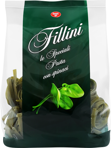 Макароны Fillini Гнезда Фетучини со шпинатом 300 г