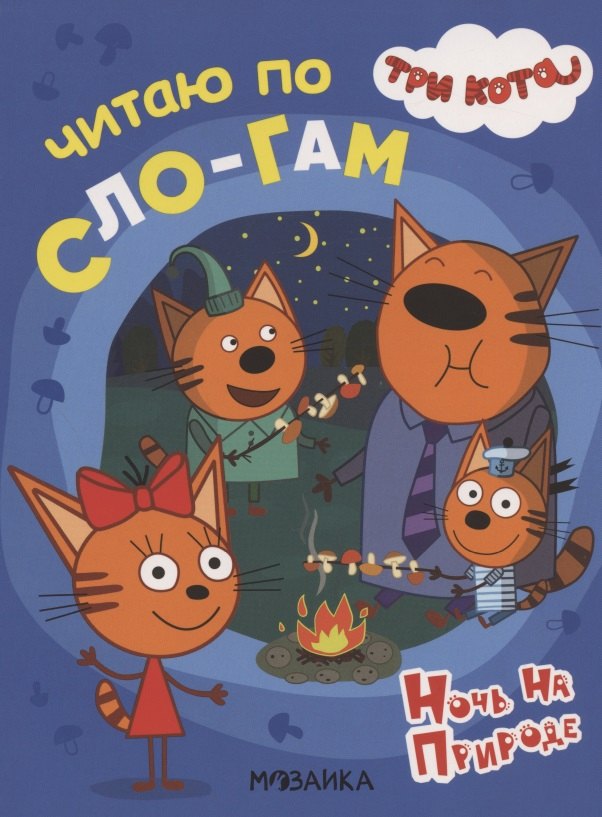 

Книга Три кота. Читаю по слогам. Ночь на природе