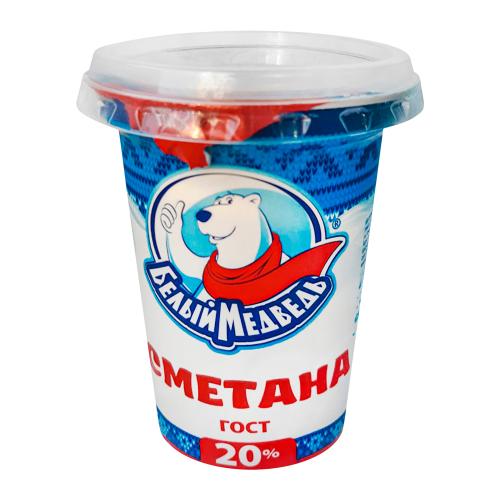 

Сметана Белый медведь 20% 300 г