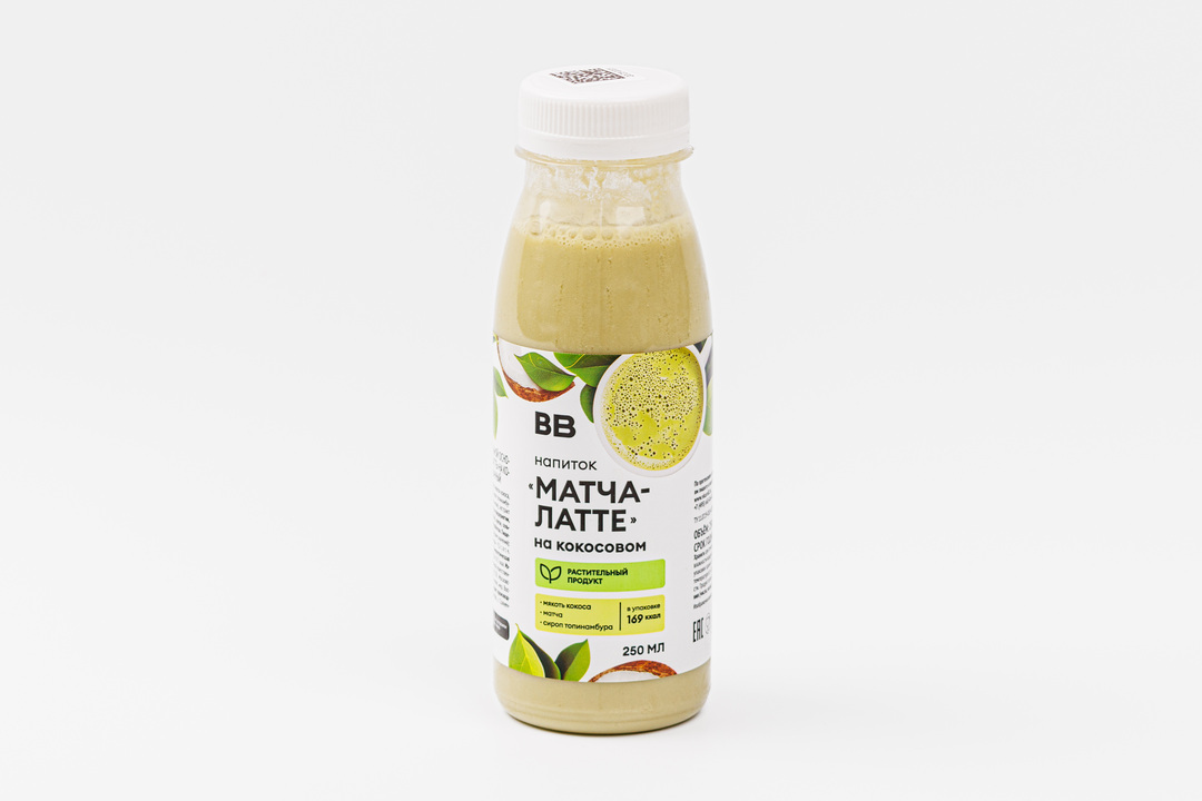 

Напиток ВкусВилл Матча-латте на кокосовом 250 мл