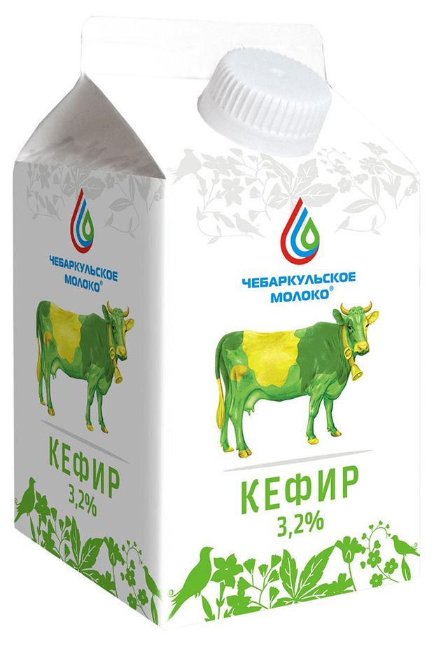 

Кефир Чебаркульское молоко 3.2%, 500 г