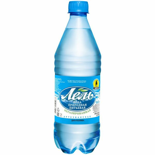 Вода негазированная Лель артезианская питьевая 650 мл