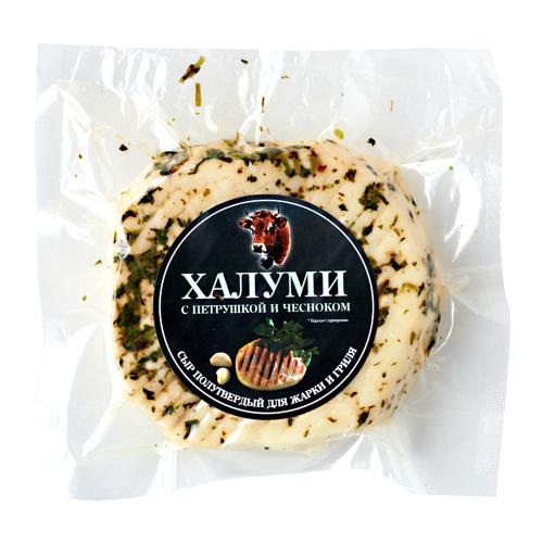 

Сыр Городецкая Сыроварня Халуми для жарки с петрушкой и чесноком 50% 100 г