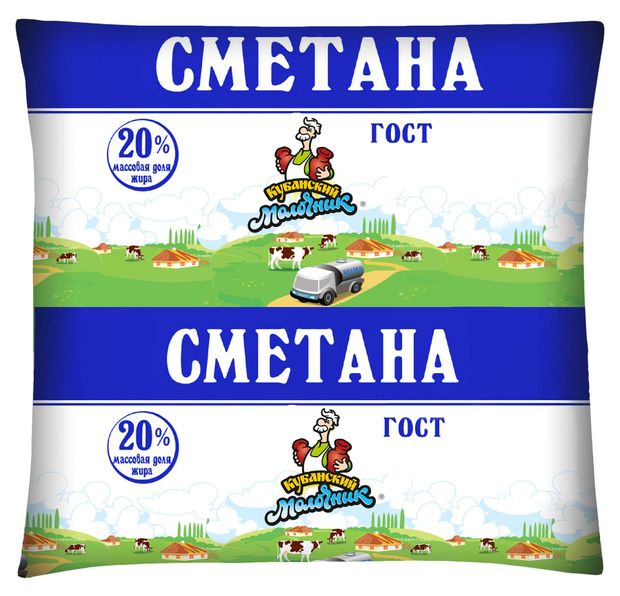

Сметана Кубанский Молочник 20% 400 г