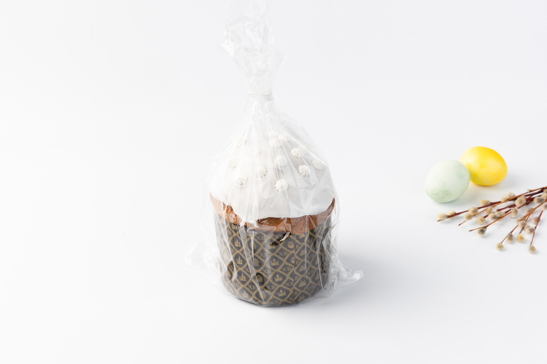 

Кулич Пасхальный с изюмом, дрожжевой 350 г