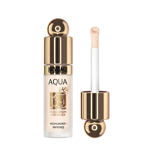 Консилер-флюид LuxVisage Aqua Veil Hyaluron Complex т. 102 Light 4.2 мл