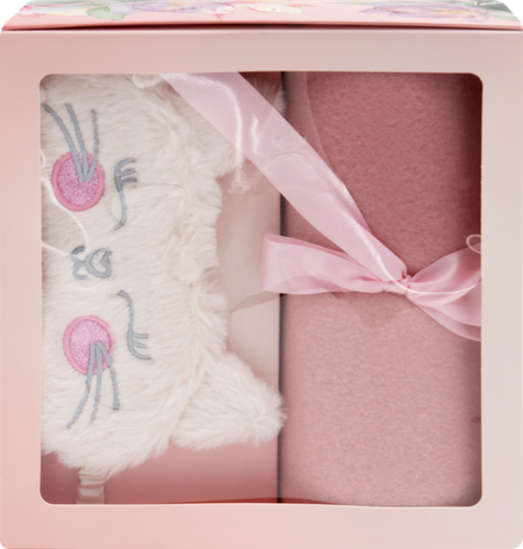 

Набор подарочный Homeclub: плед 100 x 140 см, маска для сна 400 г