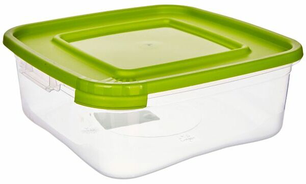 Контейнер для СВЧ Полимербыт Каскад Квадро 0.7 л в ассортименте 1 шт