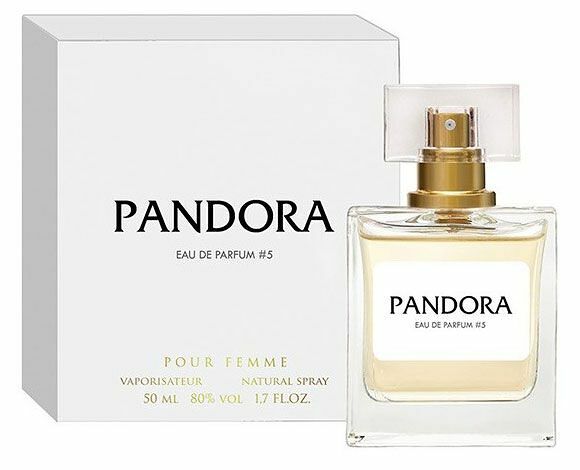 Вода парфюмерная Pandora женская №5, 50 мл