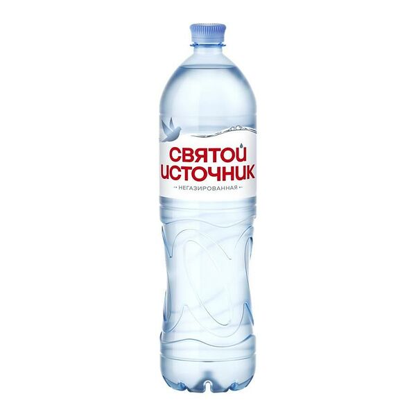 Вода питьевая негазированная Святой Источник 1,5л