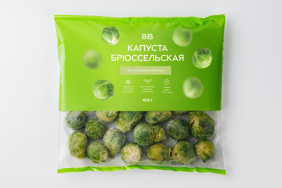 

Капуста брюссельская свежезамороженная