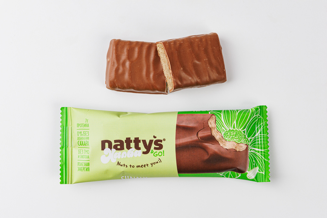 

Батончик Nattys&Go! Халва в молочном шоколаде 45 г