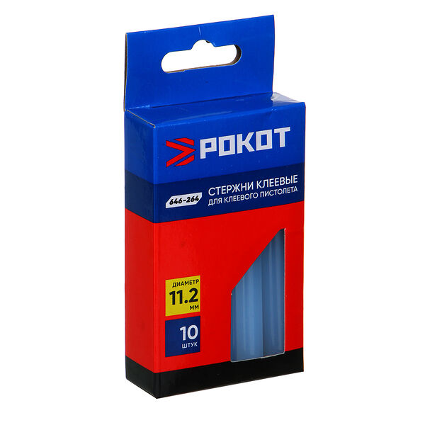 Стержни клеевые Рокот 11.2x100 мм 10 шт.