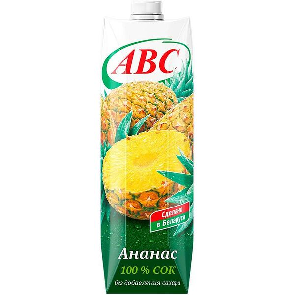 Сок ананасовый ABC 1 л