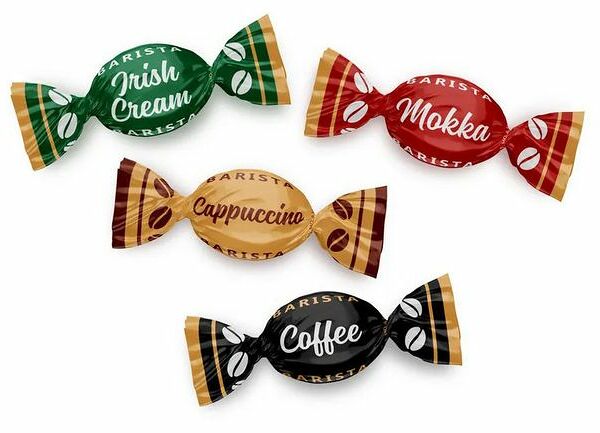 Конфеты МИНИ-М Barista ассорти кофе мол,мокко,капуч,ирландский крем, вес