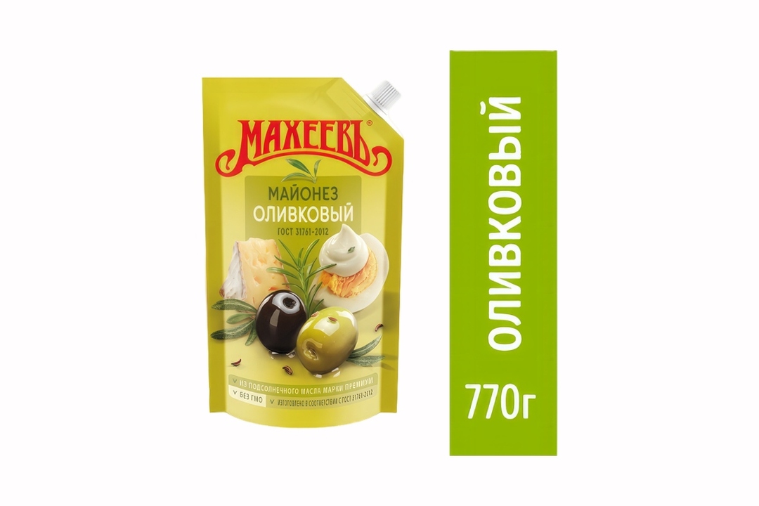 

Майонез Махеевъ Оливковый 50.5% 800 мл
